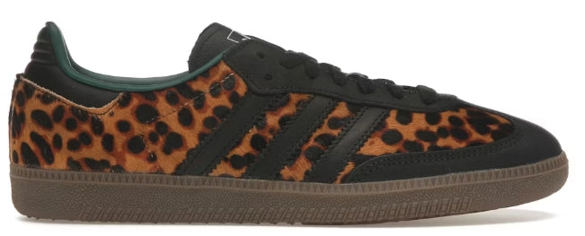 adidas Samba OG Black Green Leopard (Women's) 5