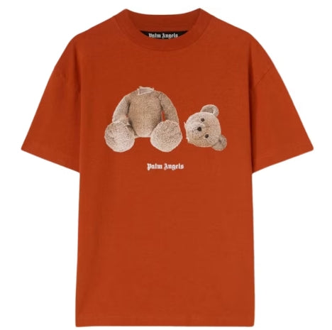 Palm Angels PA Bear Classic T-Shirt Brick Red/Brown SZ XXL