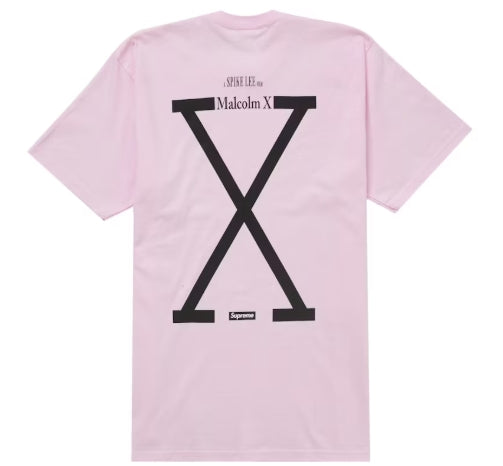 Supreme 40 Acres Malcolm X Tee Pink SZ L
