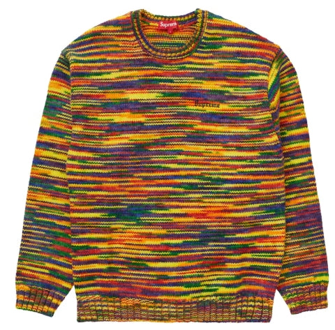 Supreme Static Sweater Multicolor SZ XL