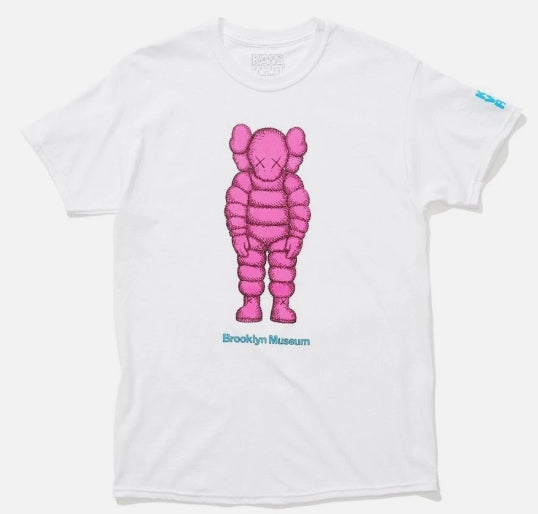 Kaws x Brooklyn Museum “What Party” Pink, Sz 2xl