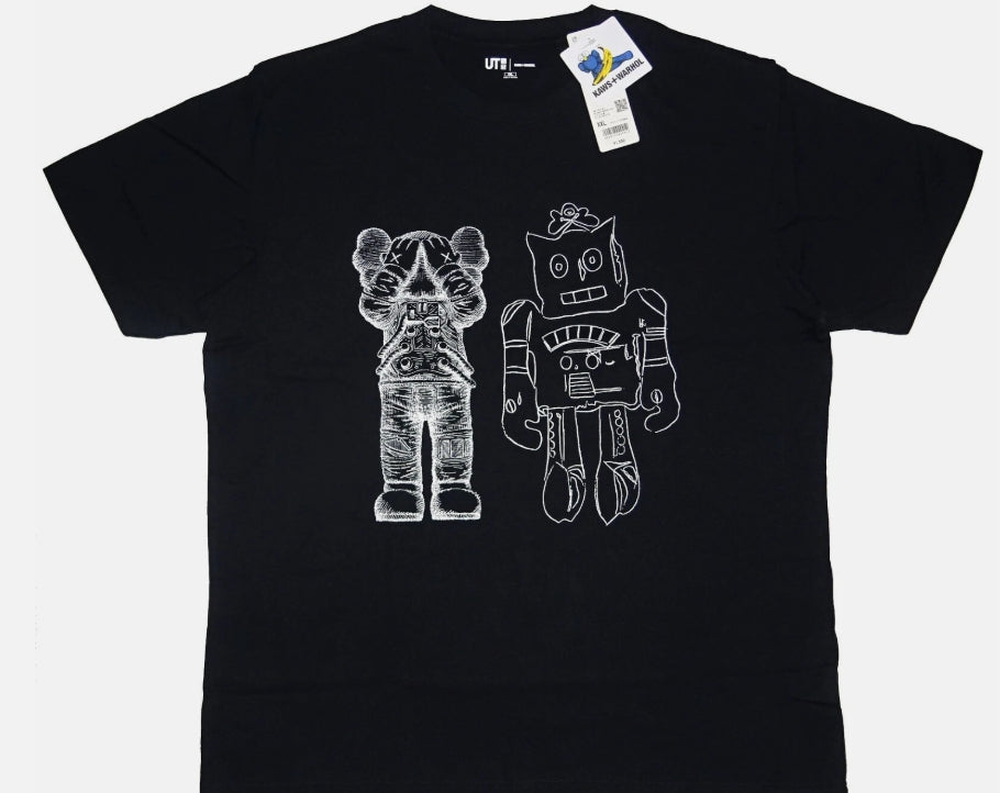 Uniqlo KAWS x Warhol UT Graphic T-Shirt Black Sz M