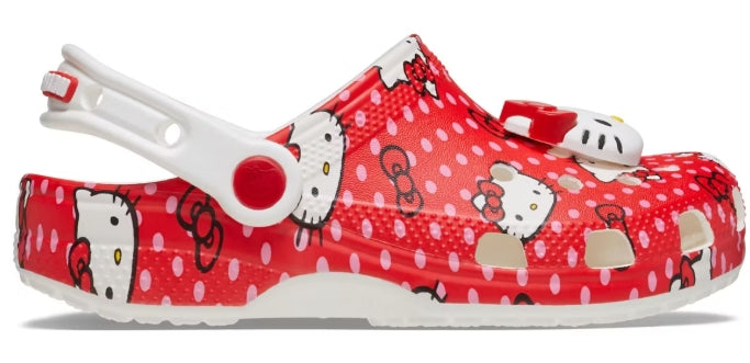 Crocs Classic Clog Hello Kitty Red Polka Dots (Kids) SZ 11C