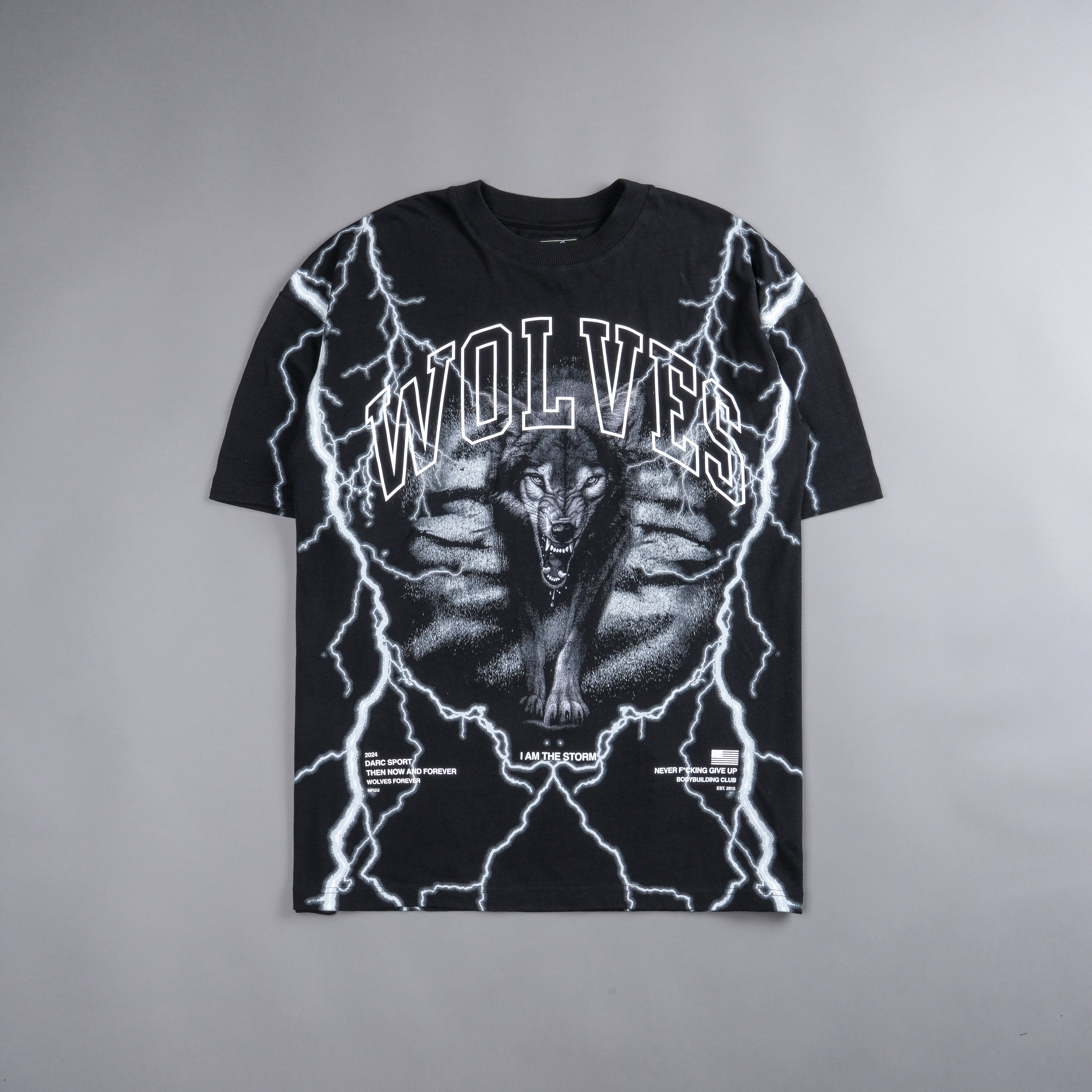 Darc Sport All The Energy Vintage Oversized Tee Black Sz L