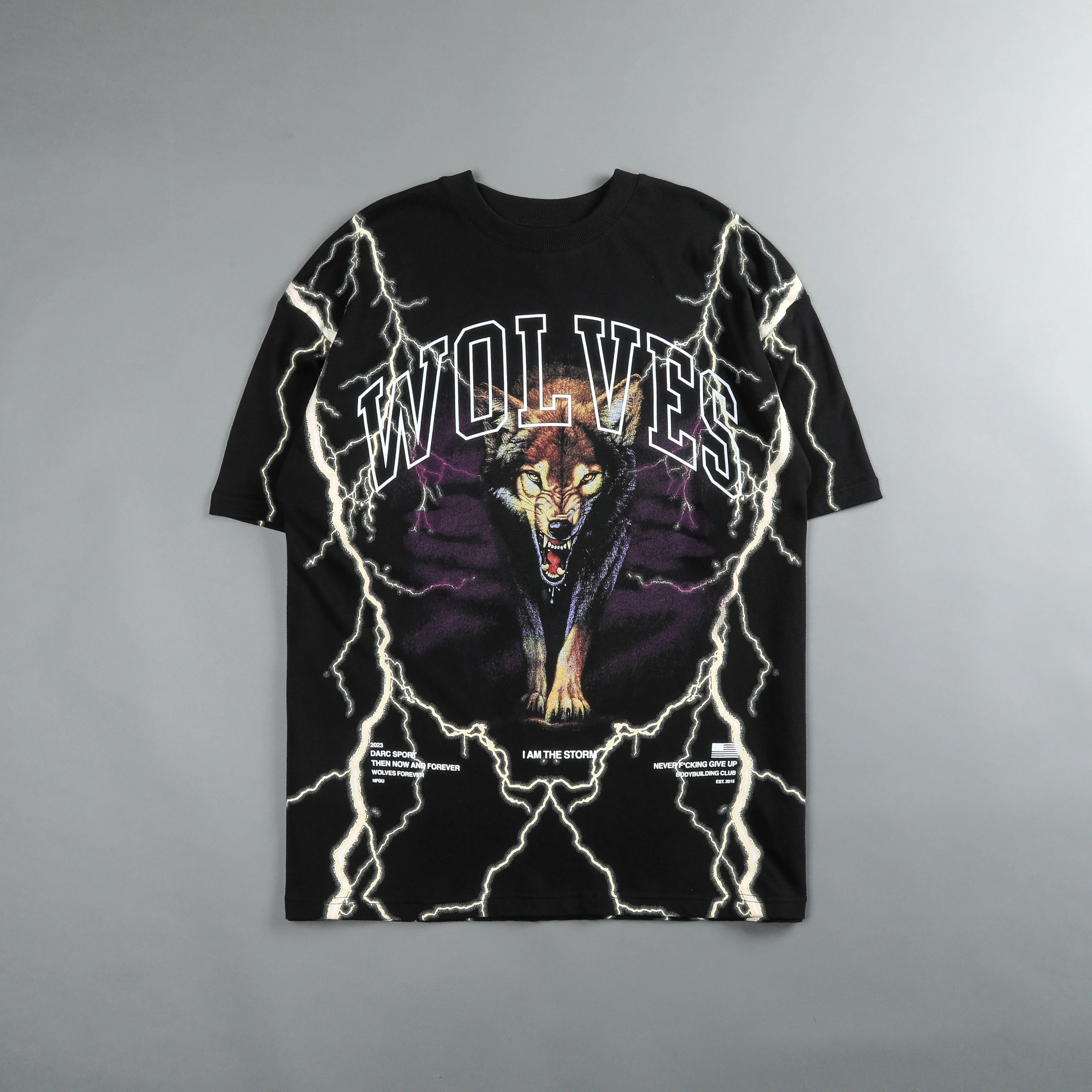 Darc Sport All The Energy Oversized Tee Black Sz L