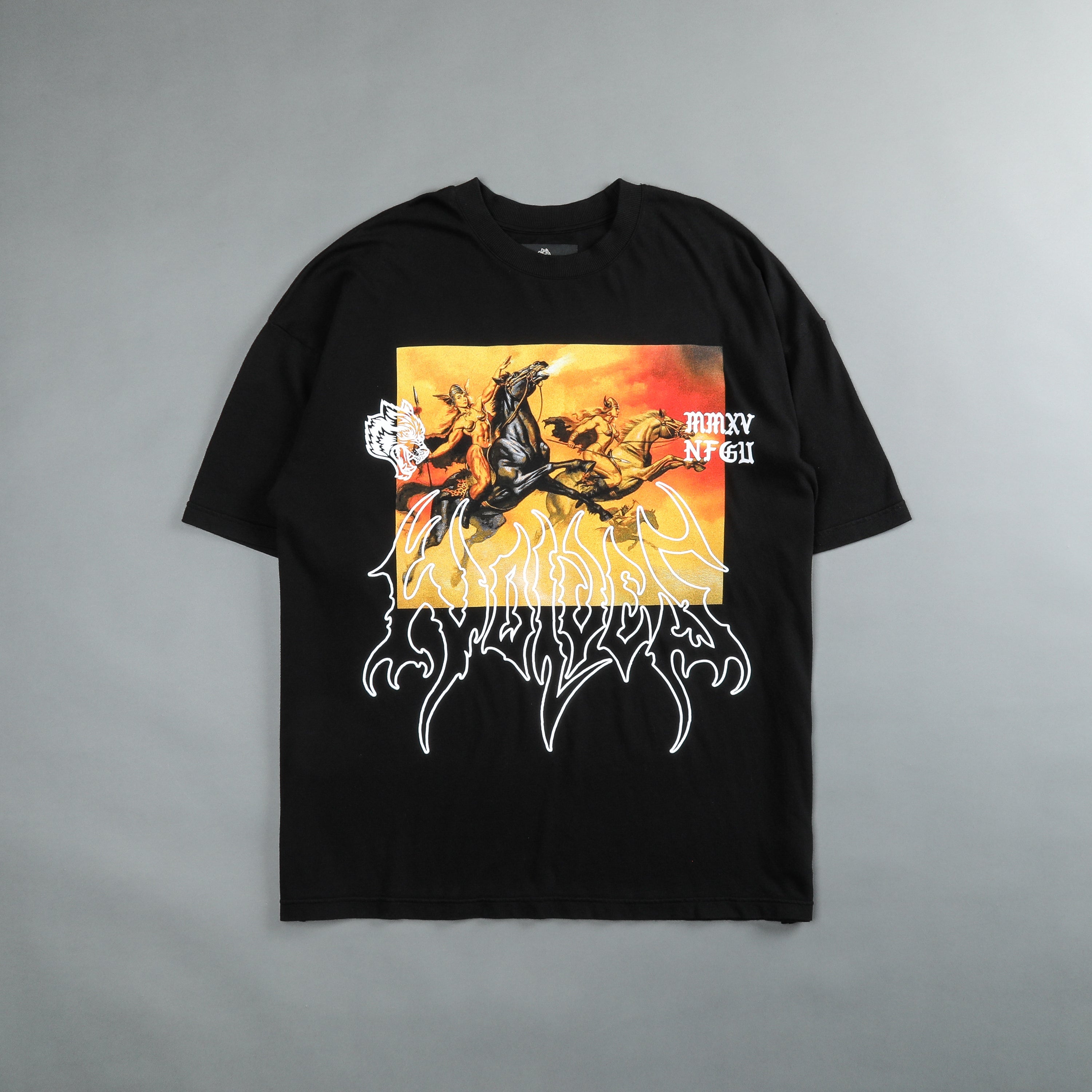 Darc Sport Valkyrie Premium Oversized Tee Black Sz XL