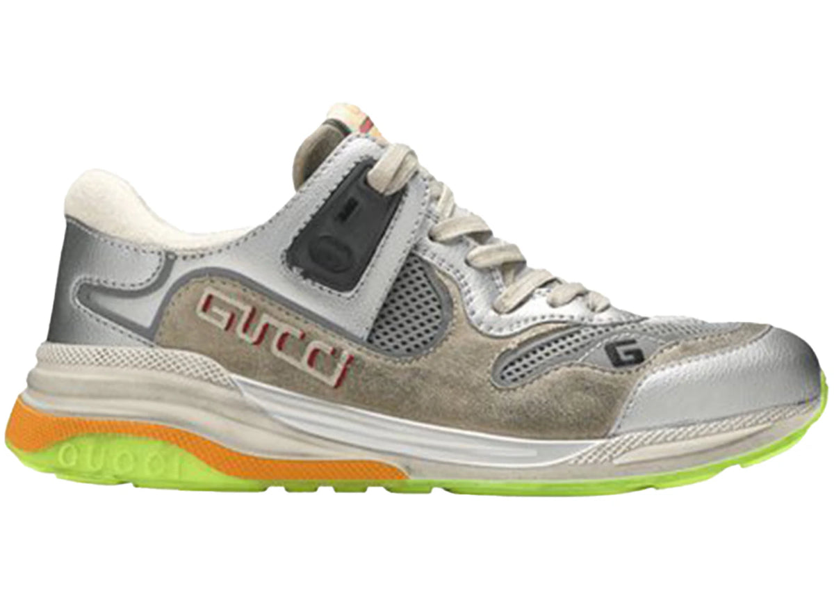 UK Gucci Ultrapace Silver Metallic USA 7.5