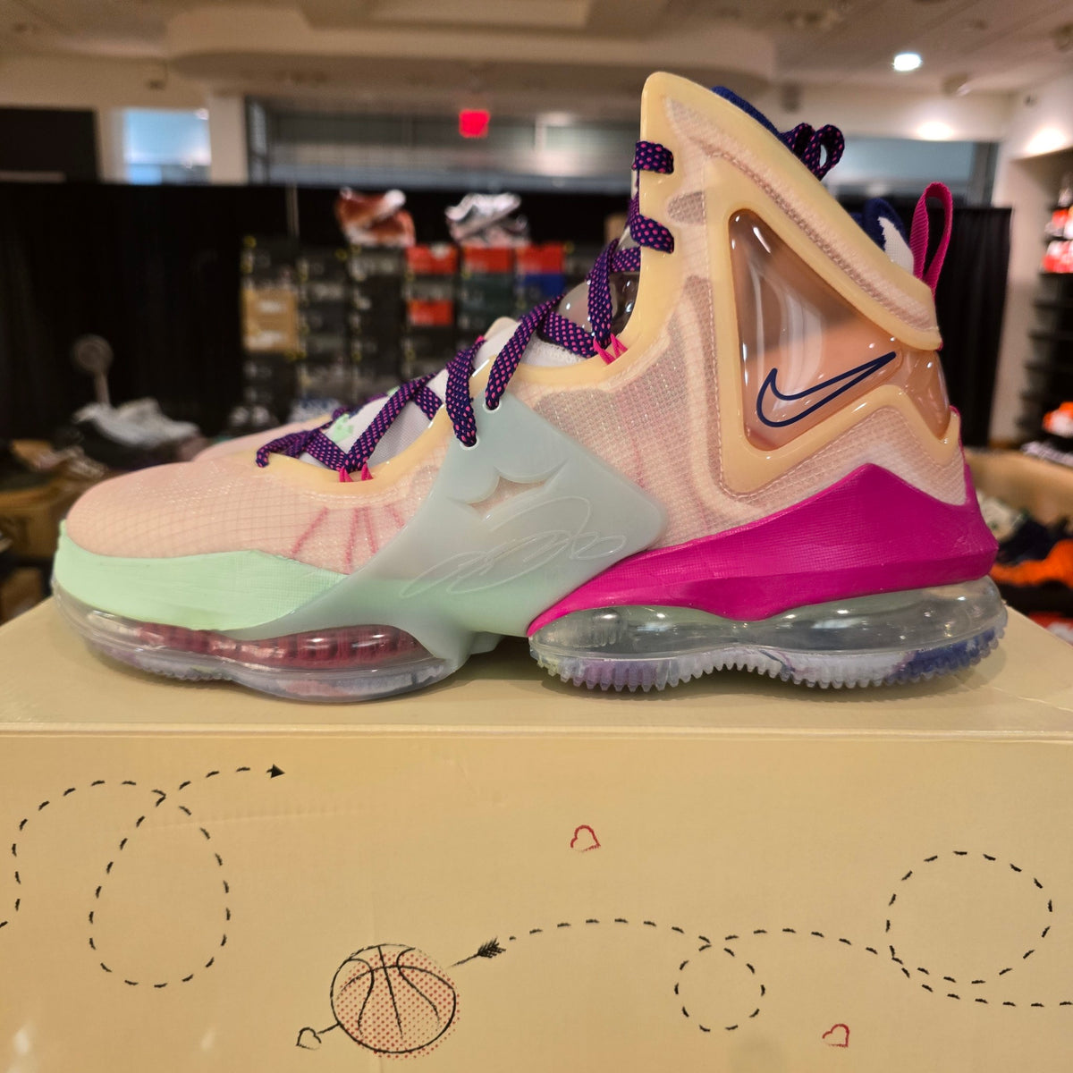 Nike LeBron 19 Valentine's Day Love Letter USED