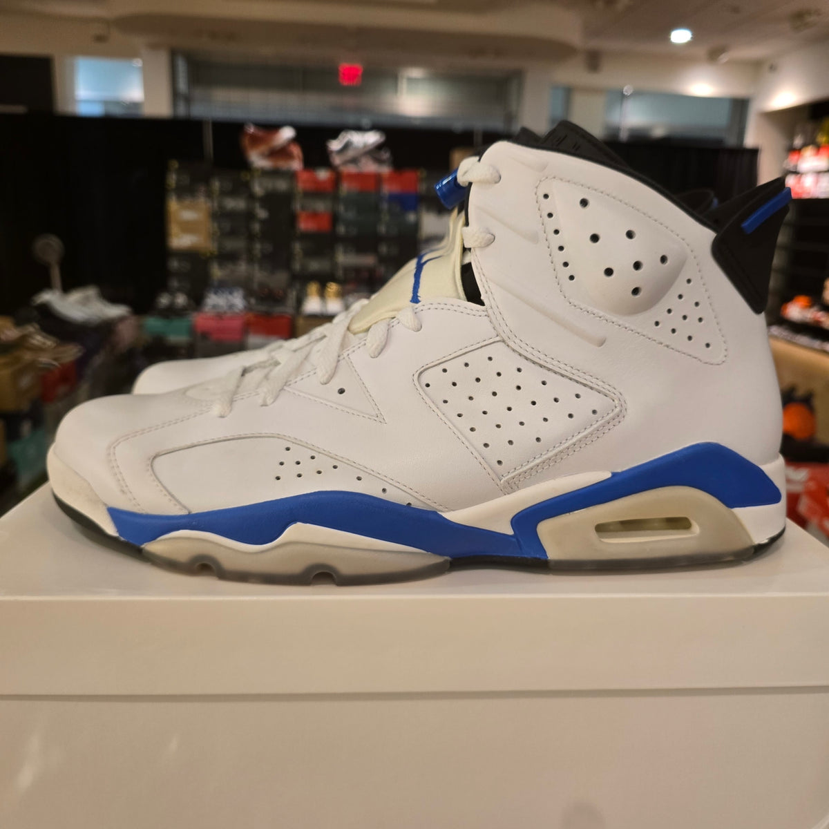 Jordan 6 Retro Sport Blue (2014) USED REP BOX