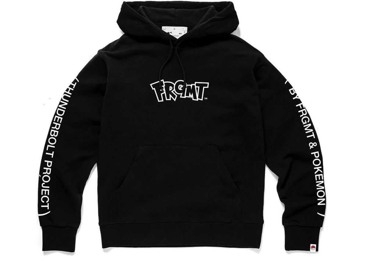 FRGMT x Pokemon Logo Hoodie Black