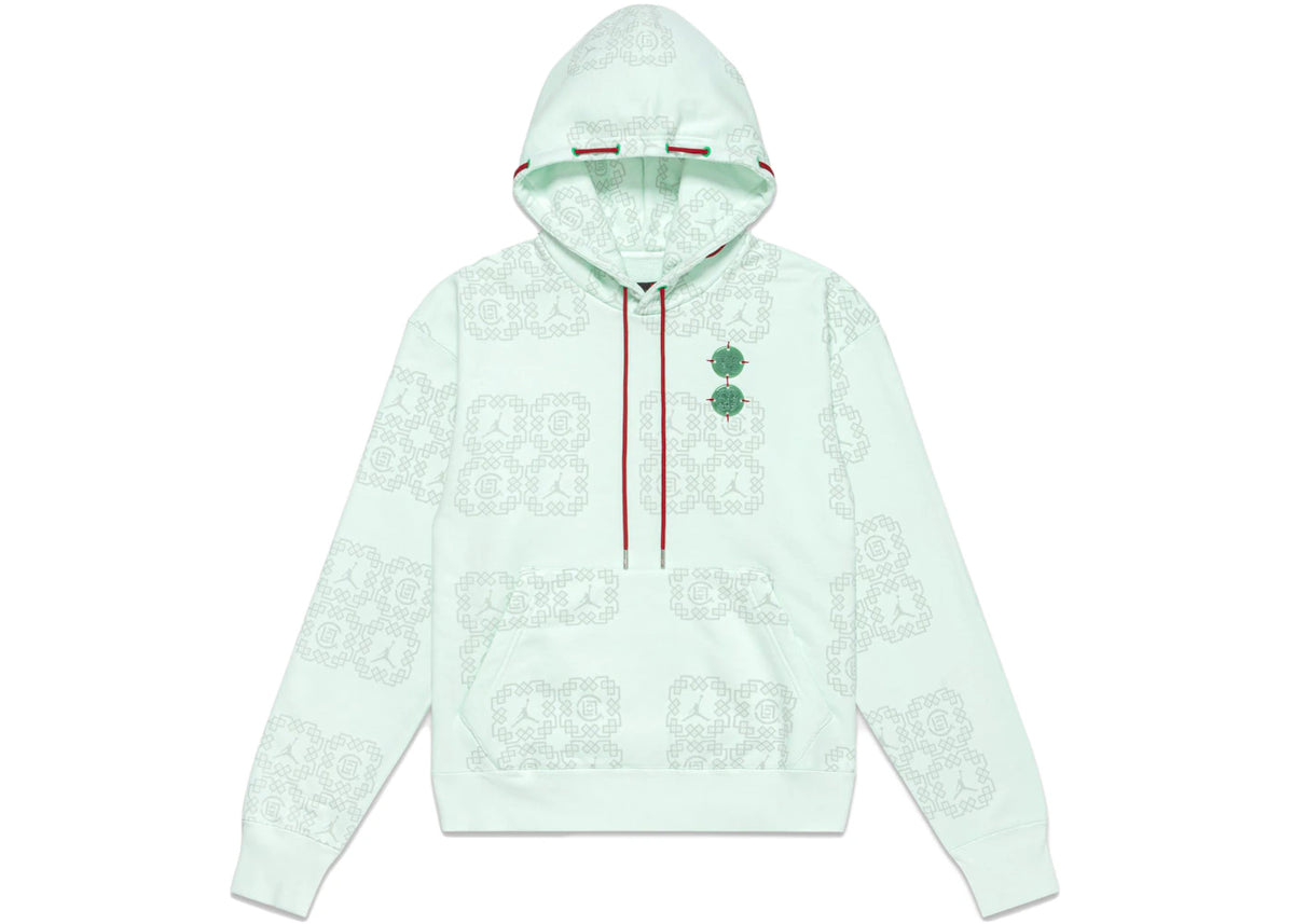 Jordan x Clot Jade Fleece Hoodie Barely Green