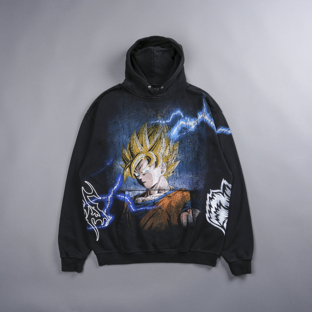Darc Sport x DBZ Goku Energy Pierce Hoodie Black Sz M