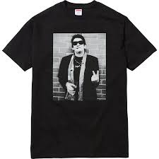 Supreme Shane MacGowan Photo Tee Black FW13 Sz XL USED