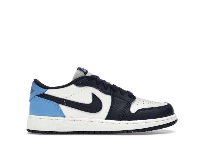 Jordan 1 Low OG Obsidian UNC (GS) SZ 7Y MISSING LID