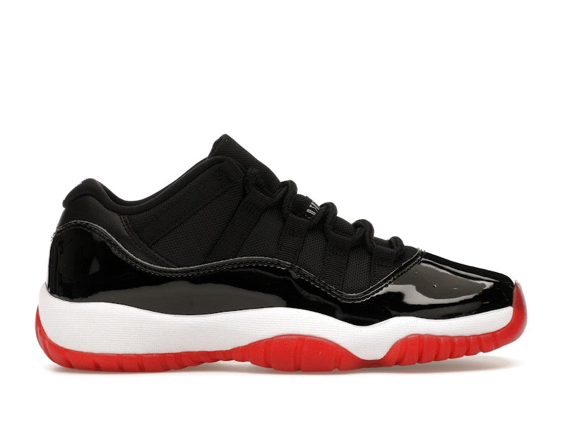 Jordan 11 Retro Low Bred (GS) (2025) SZ 4.5Y MISSING LID