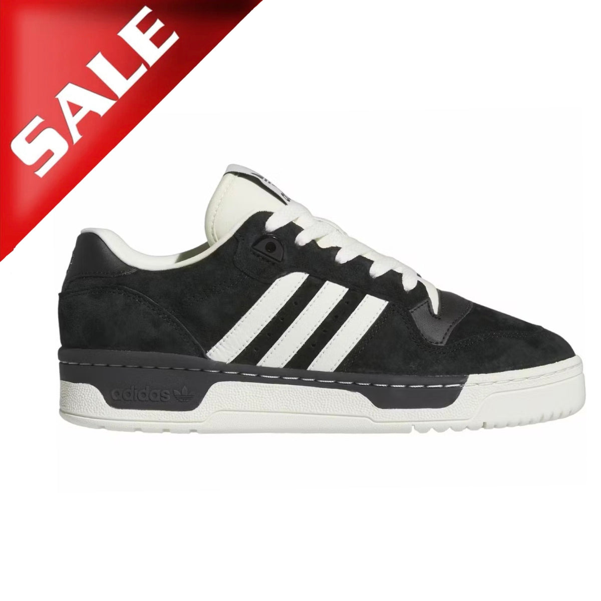 adidas Rivalry Low Core Black Ivory (Women's)