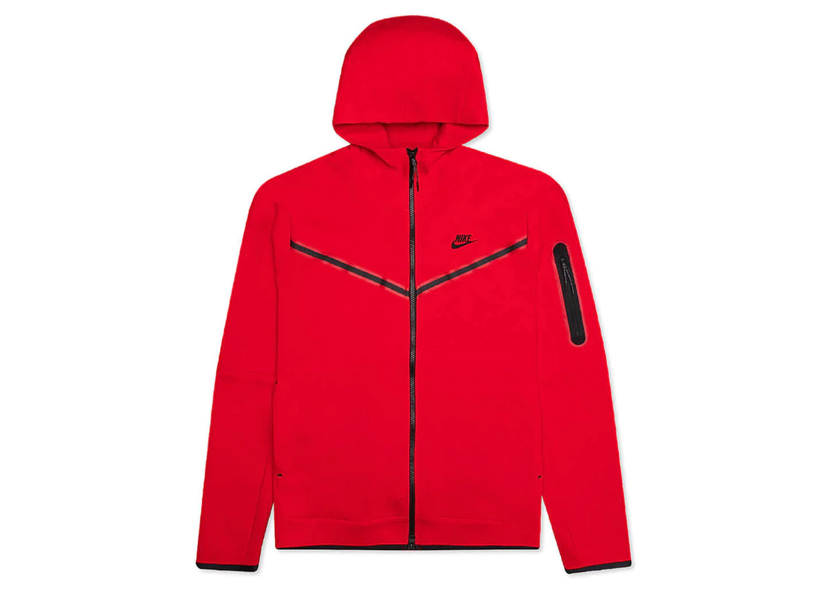 Nike Sportswear Tech Fleece Full-Zip Hoodie University Red