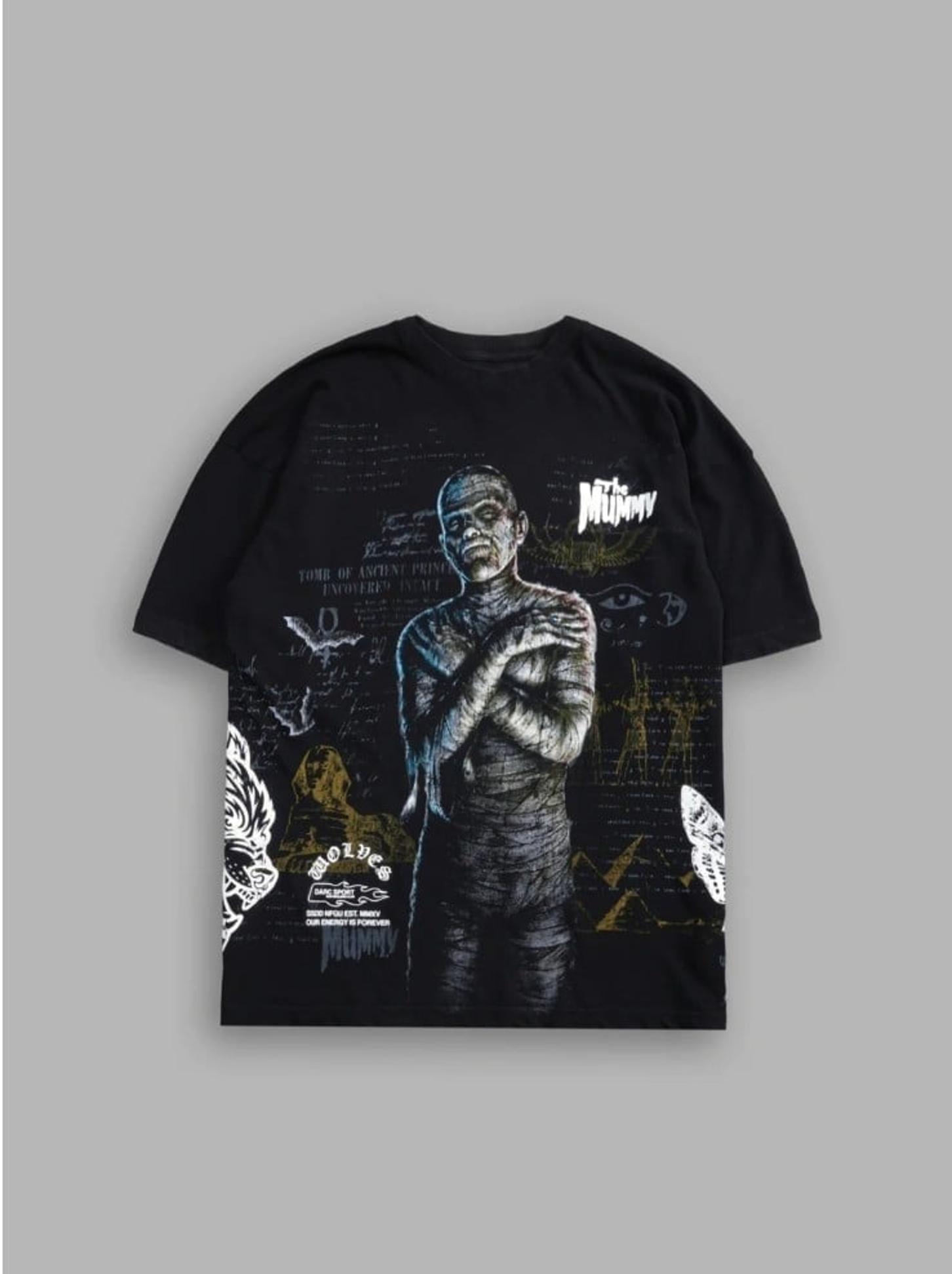 Darc Sport Universal Monsters Mummy Side by Side Tee Sz M