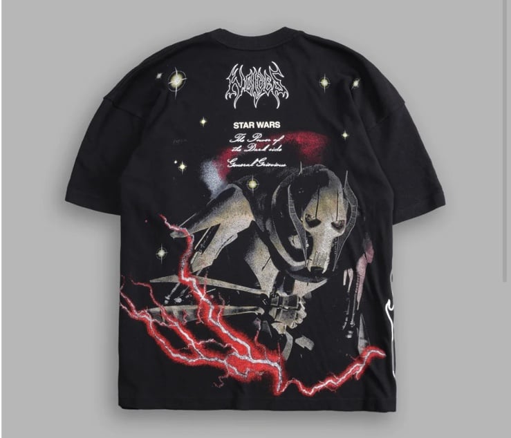 Darc Sport x Star Wars General Grievous Side by Side Tee Sz L