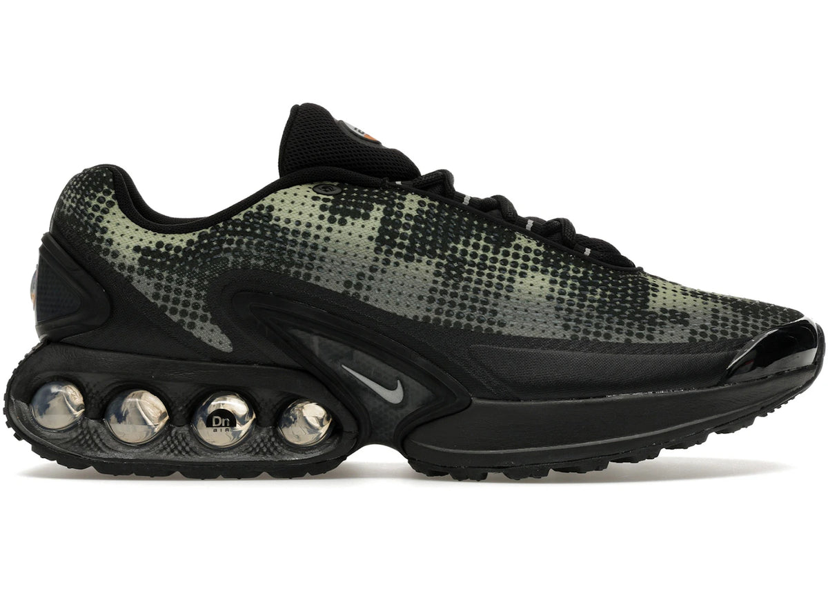 Nike Air Max Dn Black Olive Aura Medium Olive Metallic Silver