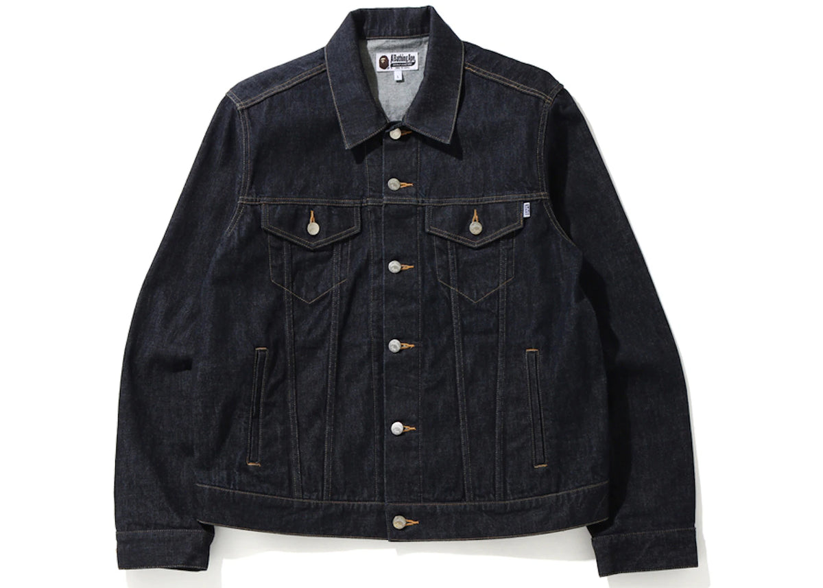 BAPE x Dragon Ball Z Baby Milo Big Ape Head Denim Jacket Indigo