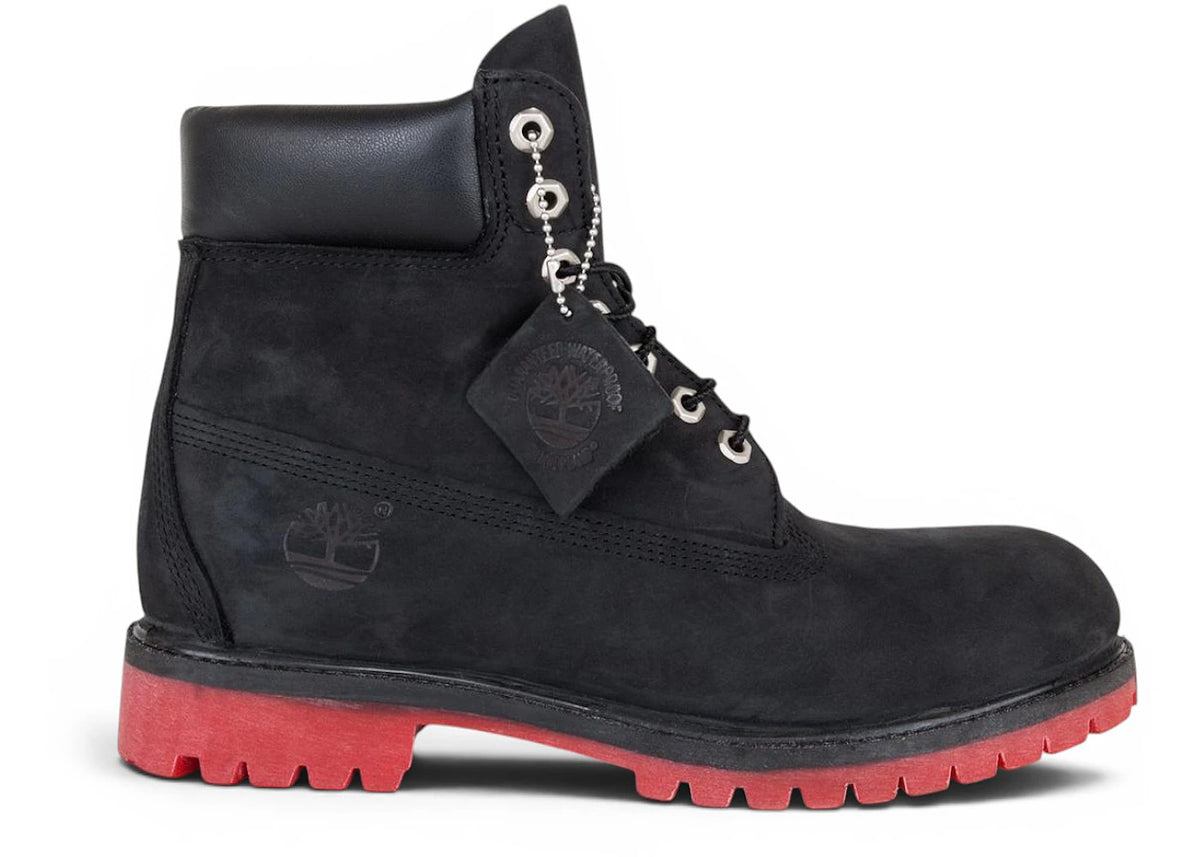 Timberland 6" Premium Boot Black Red