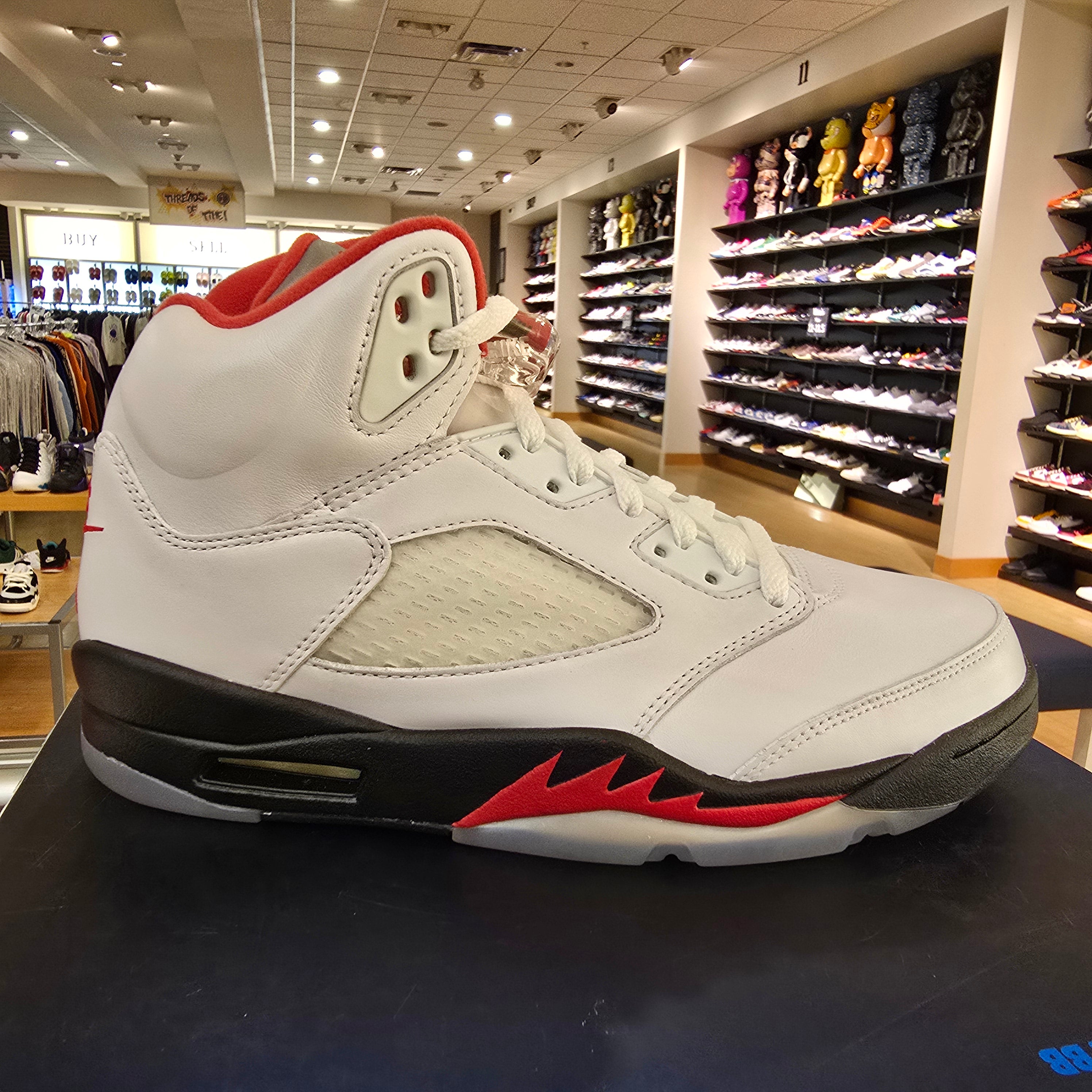 Jordan 5 Retro Fire Red Silver Tongue (2020) SZ 7.5