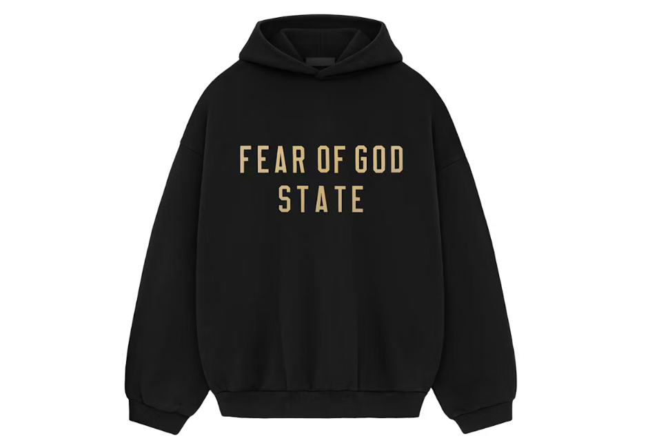 Fear of God Essentials State Fleece Hoodie Black