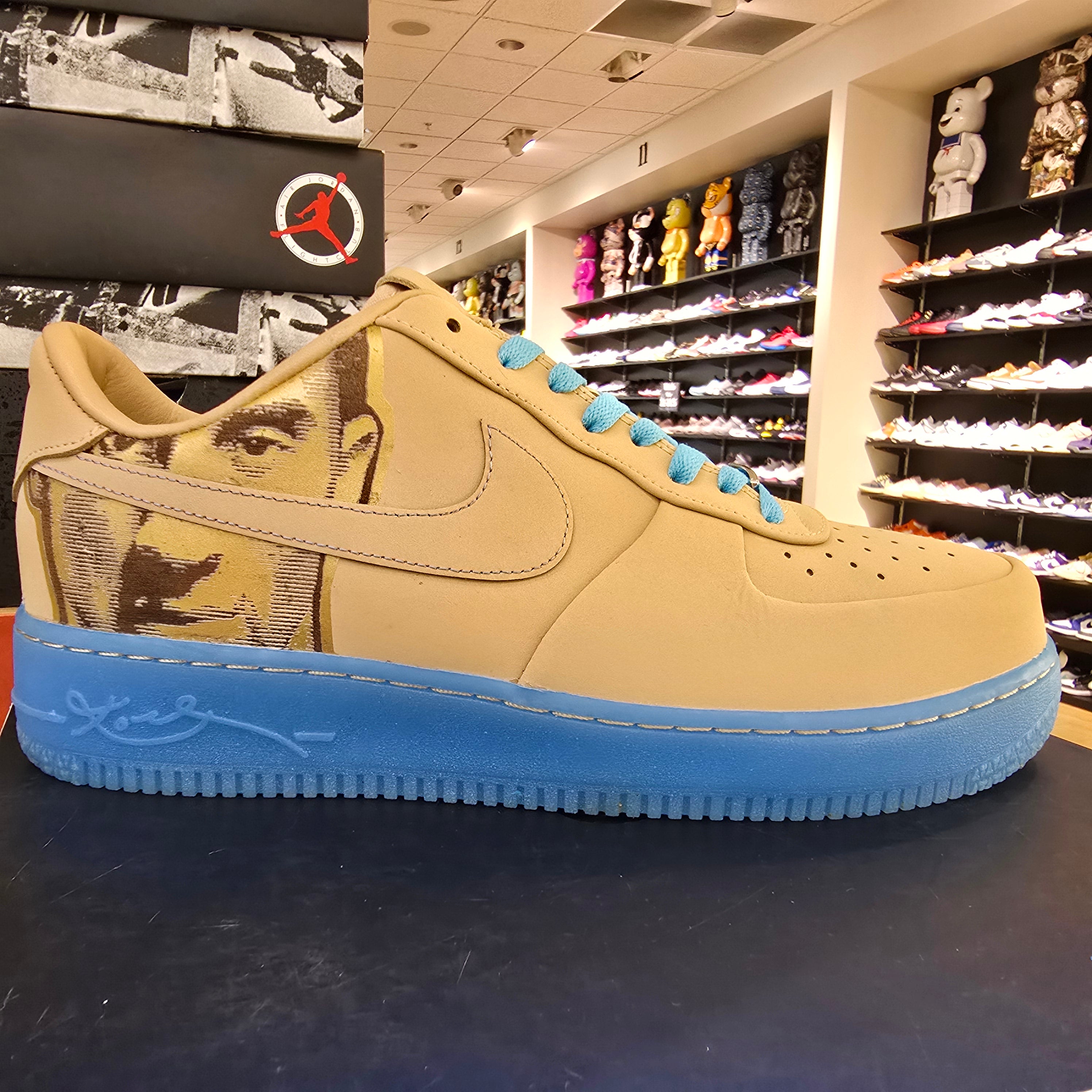 Nike Air Force 1 Low Protro Kobe Bryant Linen SZ 11 WORN 1X