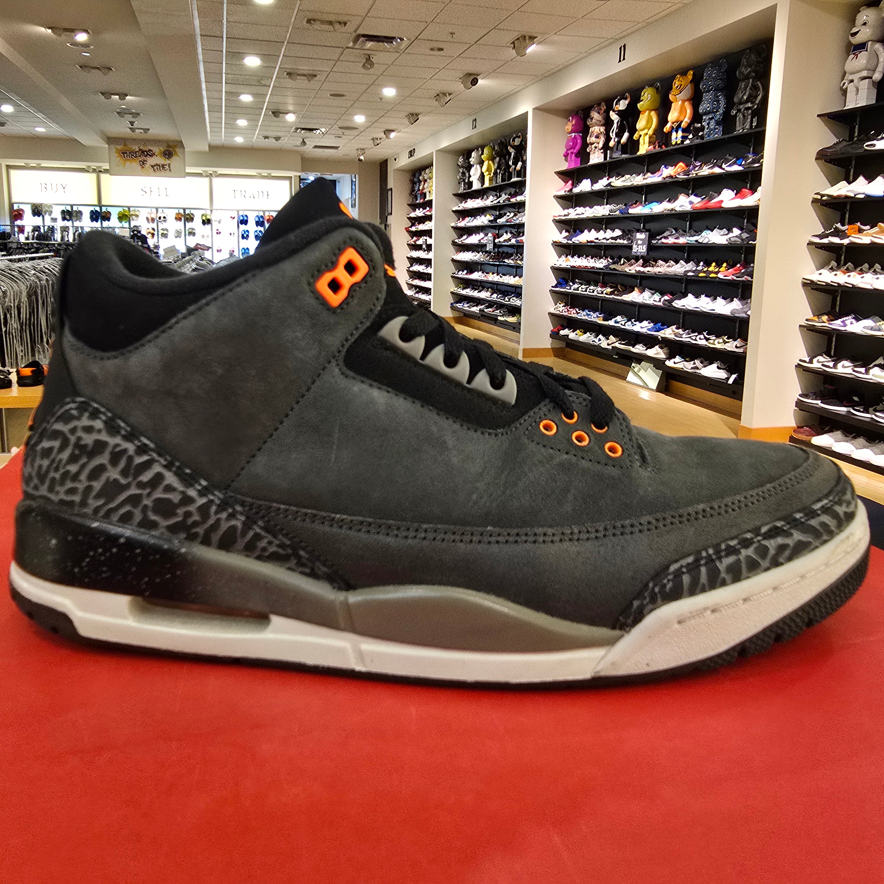 Jordan 3 Retro Fear Pack (2023) SZ 11.5 USED NO BOX