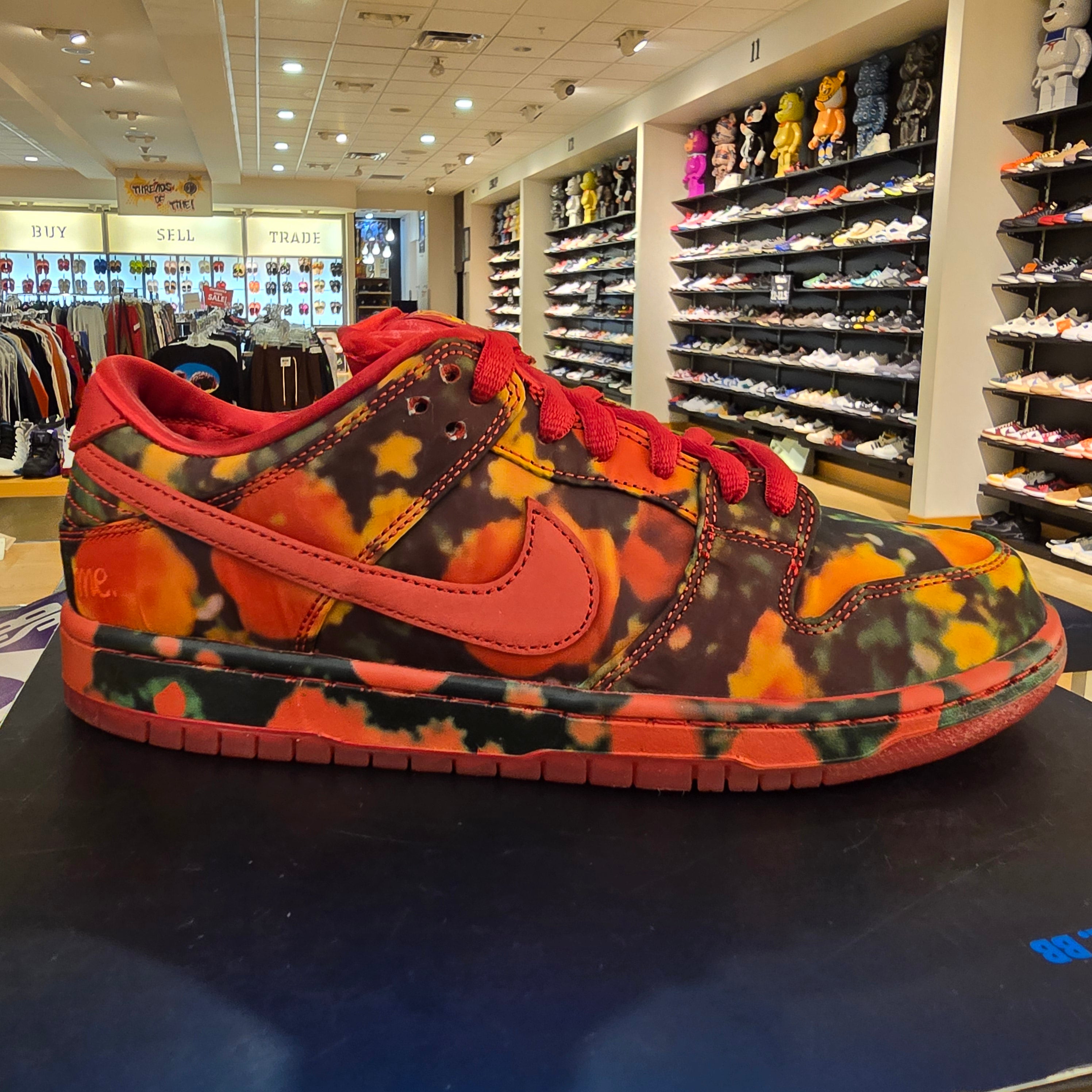 Nike SB Dunk Low Wizard Of Oz Poppy Field SZ 9 USED
