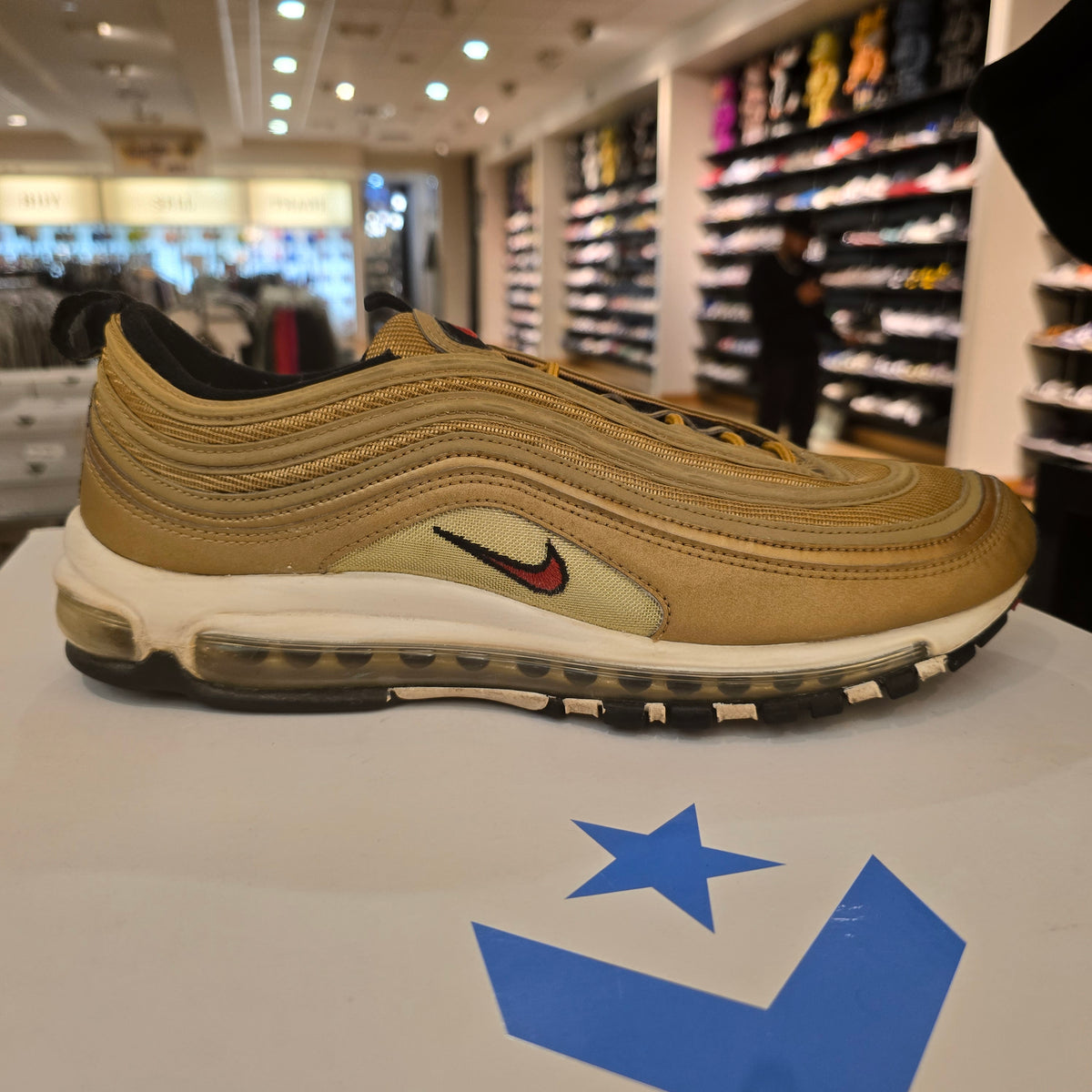 Nike Air Max 97 Metallic Gold (2017/2018) SZ 12 USED NO BOX