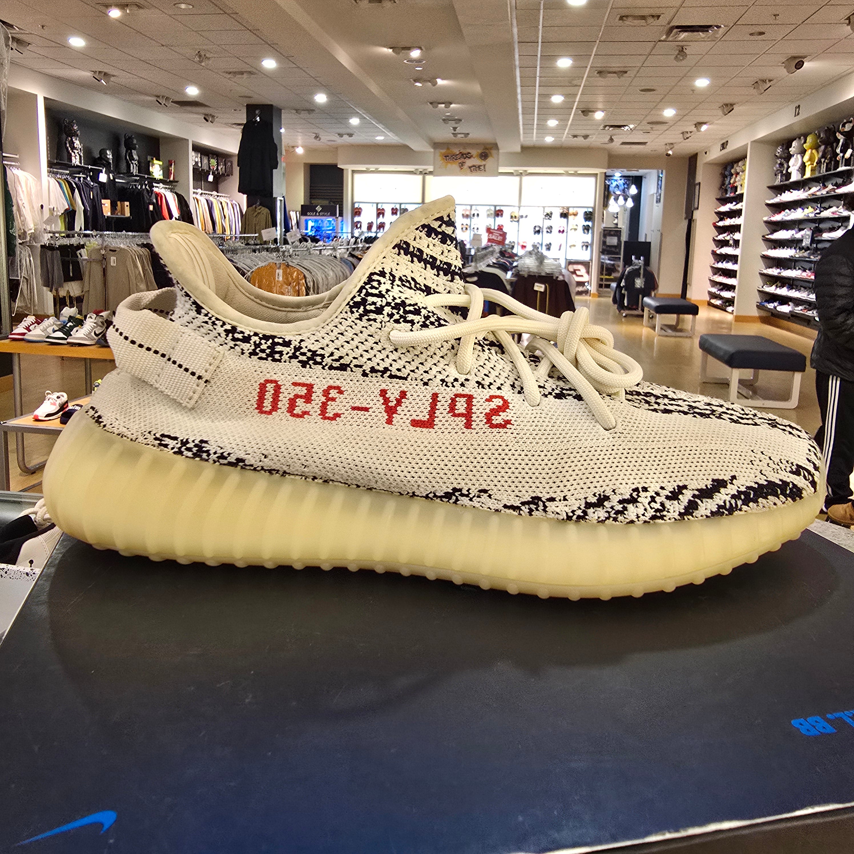 Adidas Yeezy Boost 350 V2 Zebra SZ 10.5 USED NO BOX