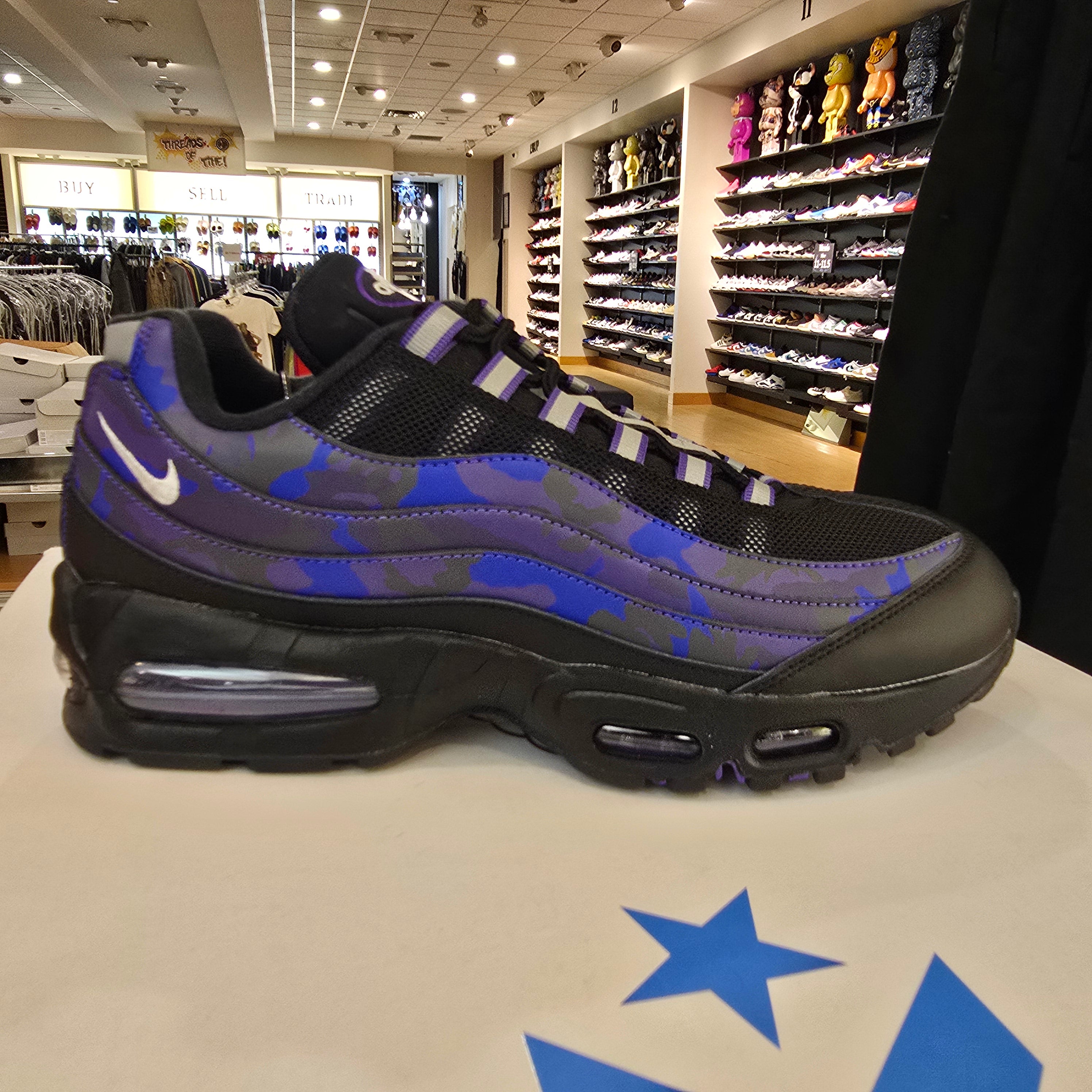 Nike Air Max 95 Court Purple Wild Grape Camo SZ 10.5