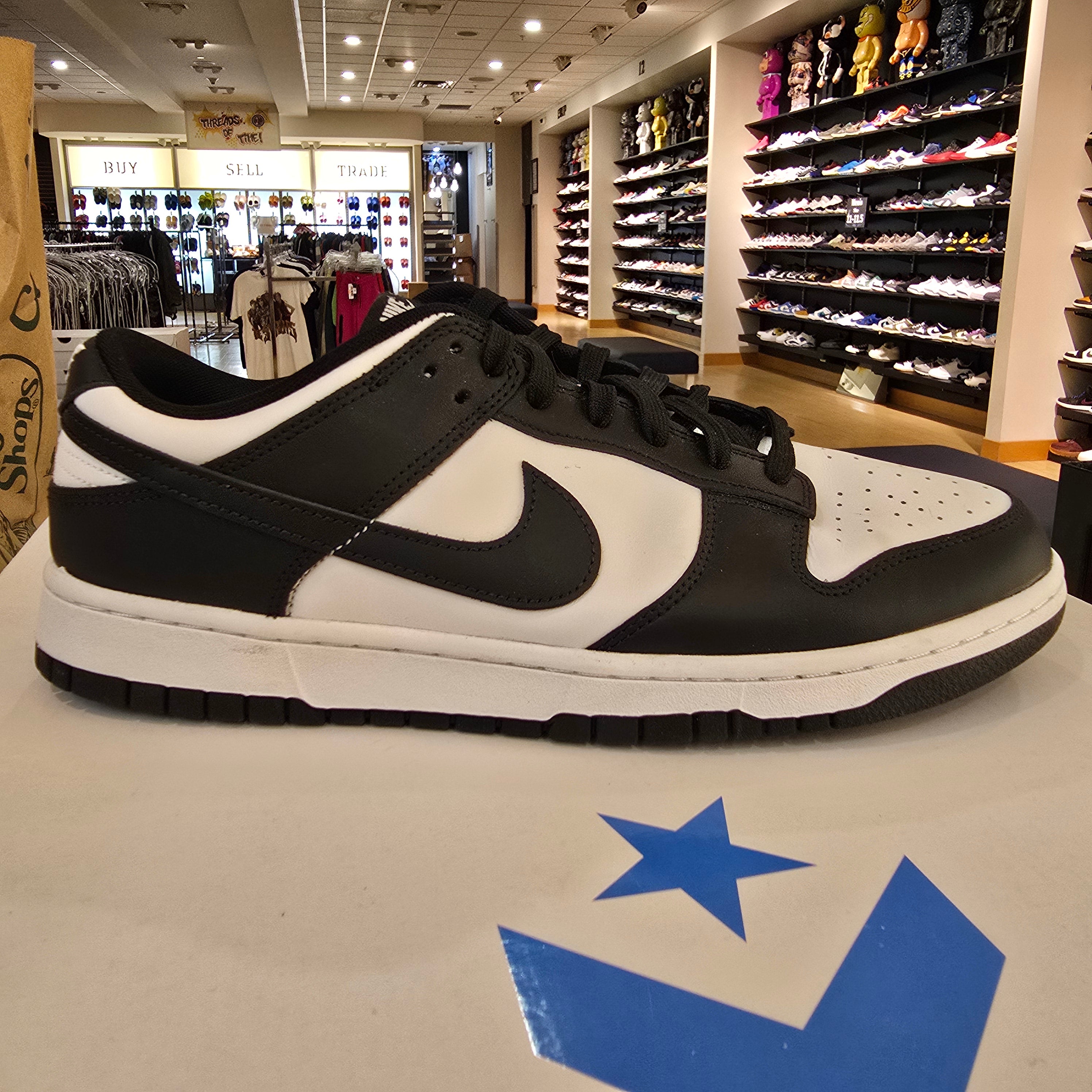 Nike Dunk Low Retro White Black Panda SZ 12 USED NO BOX