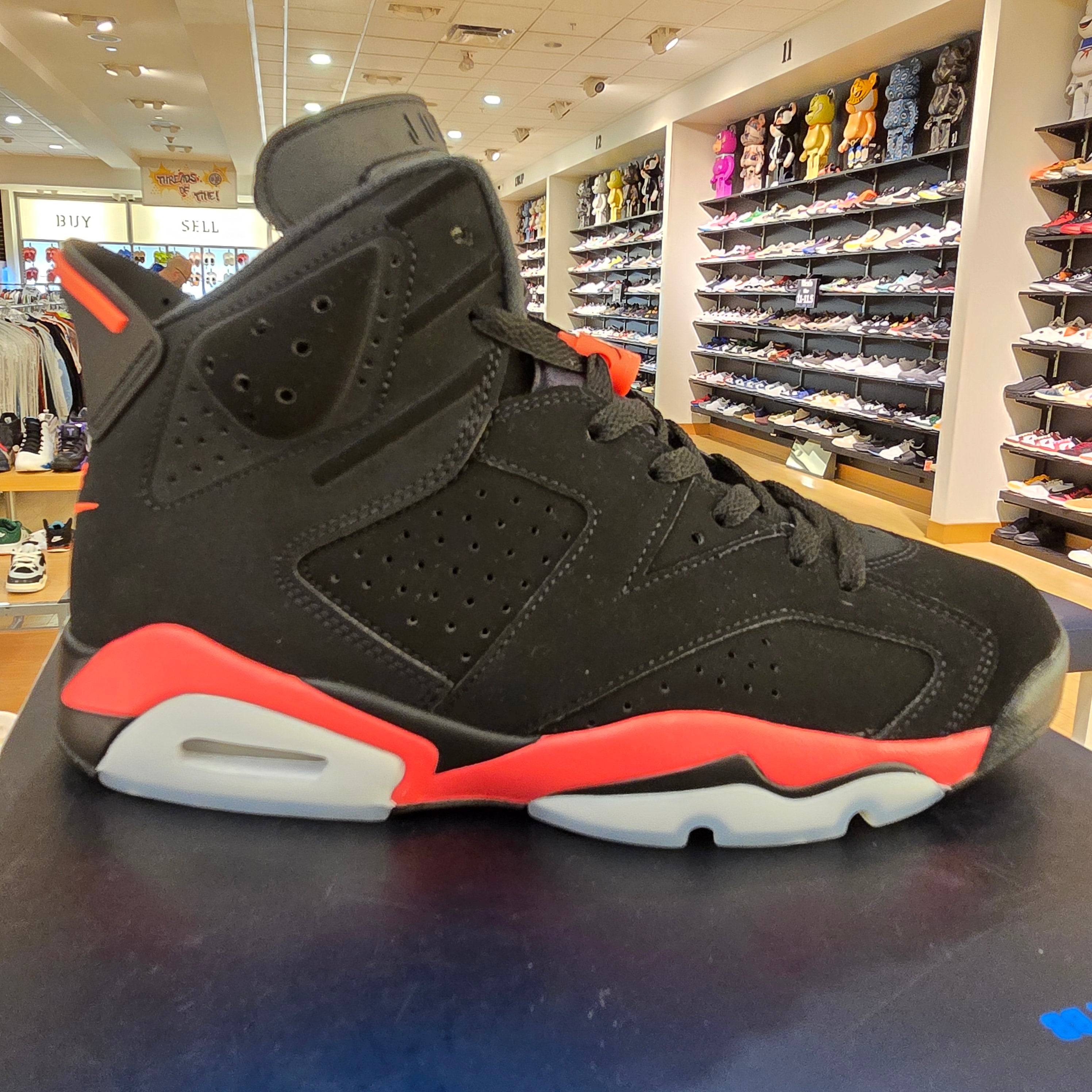 Jordan 6 Retro Infrared Salesman SZ 9 USED MISSING LID