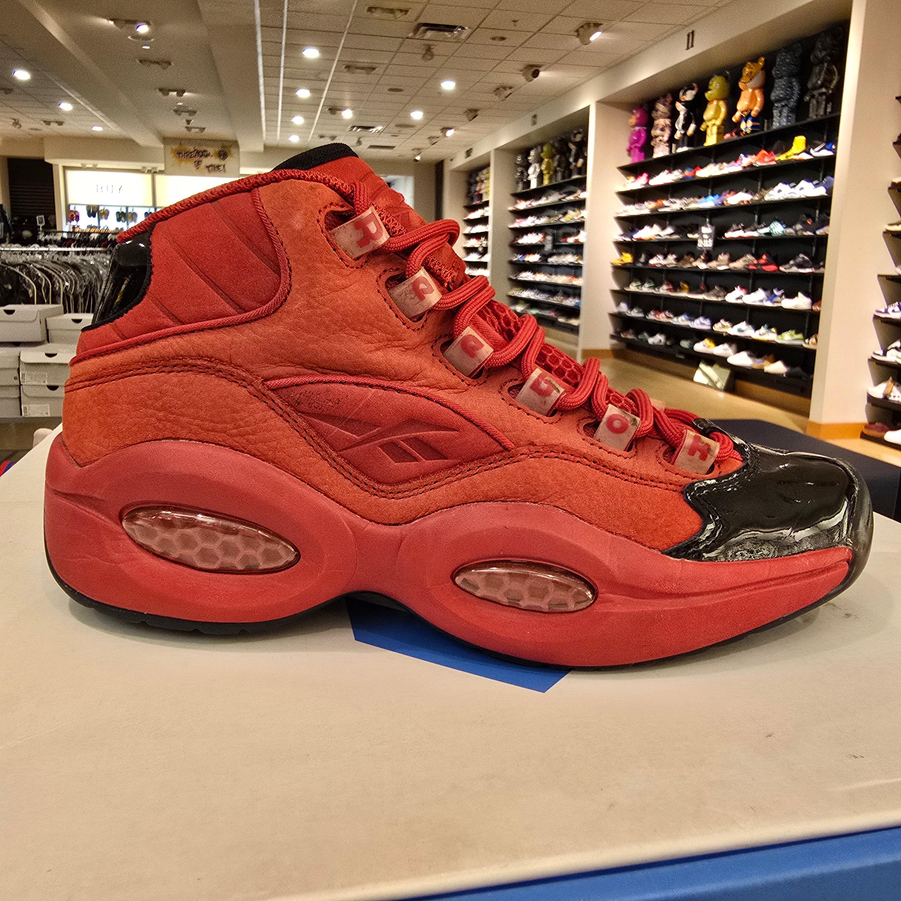 Reebok Question Mid Heart Over Hype 2019 SZ 7 USED NO BOX