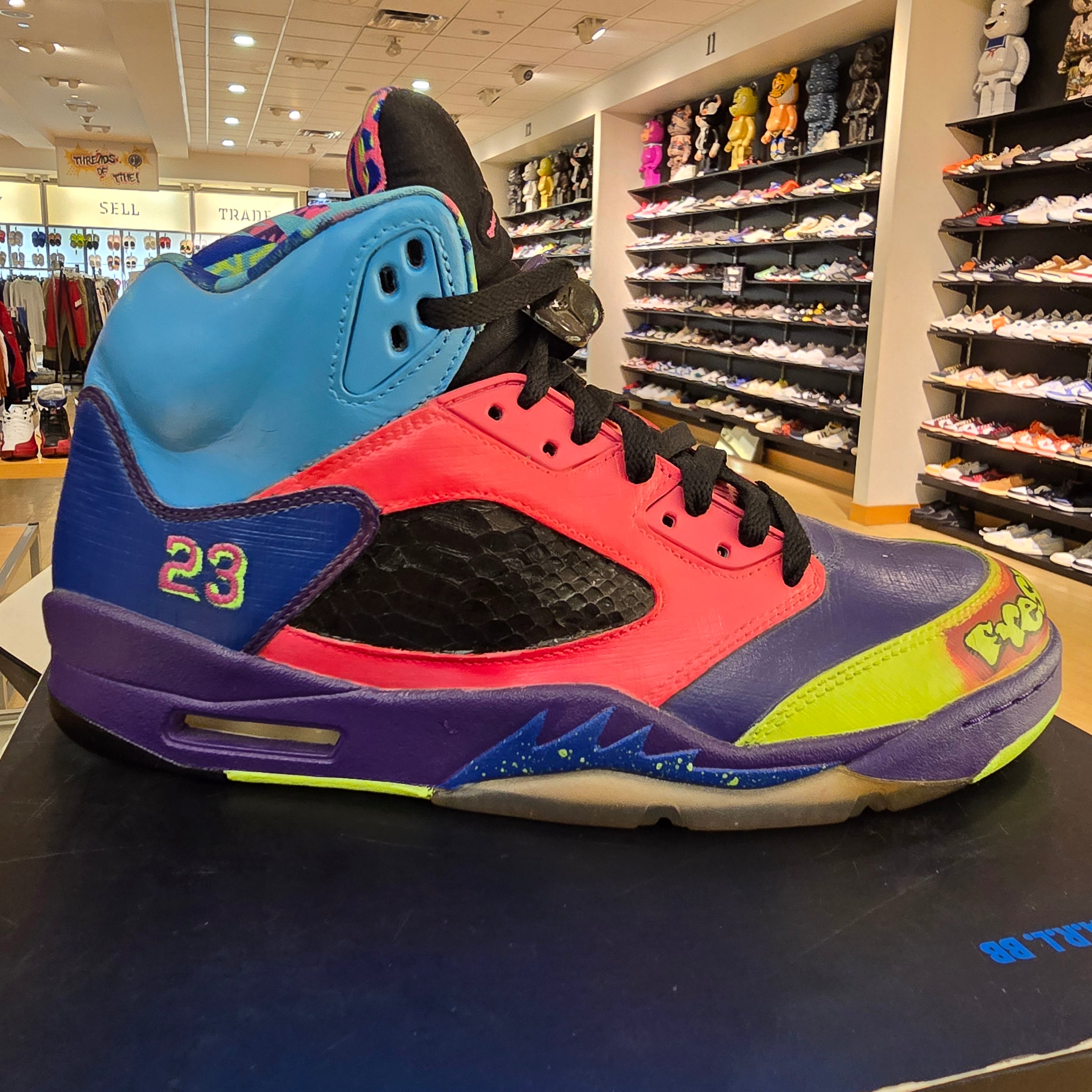 CUSTOM Jordan 5 Retro Bel-Air SZ 10 New with Imperfections