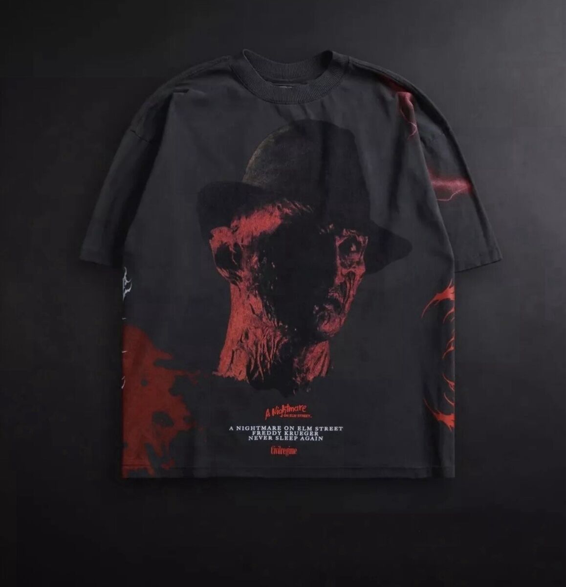 Civil Regime Nightmares Pack Freddy 199x Tee Ash Sz L