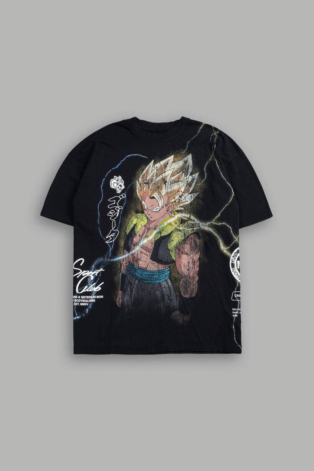 Darc Sport DBZ Broly vs Gogeta Absolute Form Side by Side Tee Sz XL