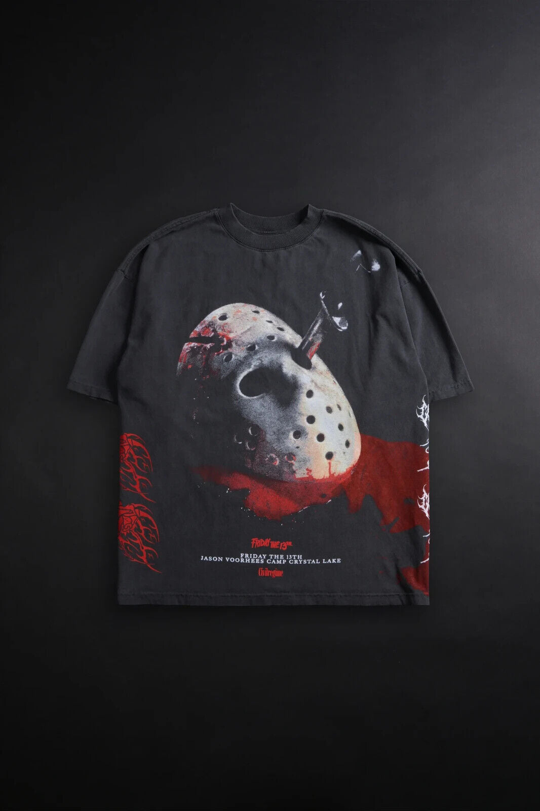 Civil Regime Nightmares Pack Friday the 13th 199x Tee Ash Sz L