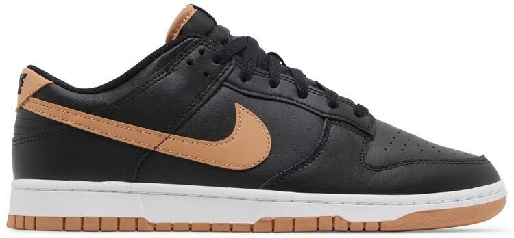 Size 9.5 - Nike Dunk Low Black Amber Brown