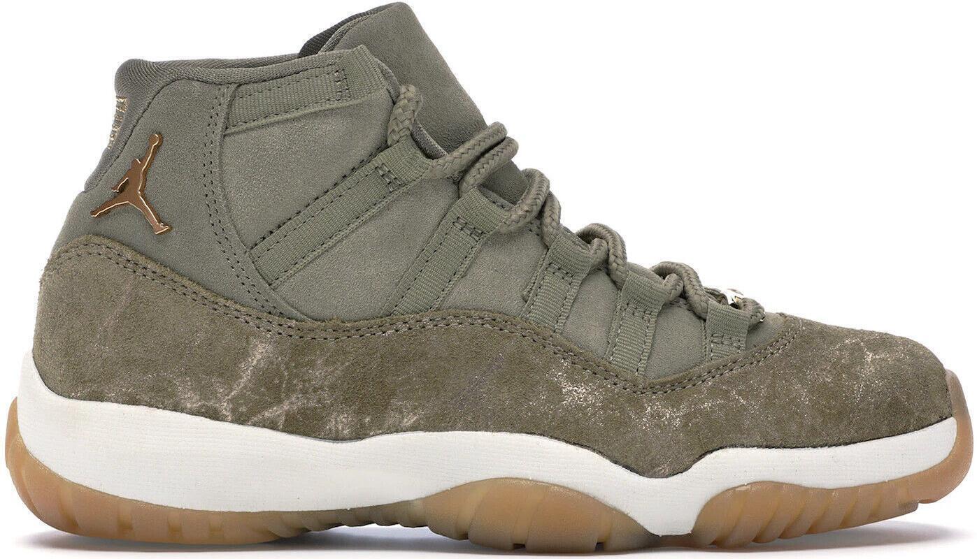 Size 7 - Air Jordan 11 Retro Neutral Olive Lux Women's AR0715-200