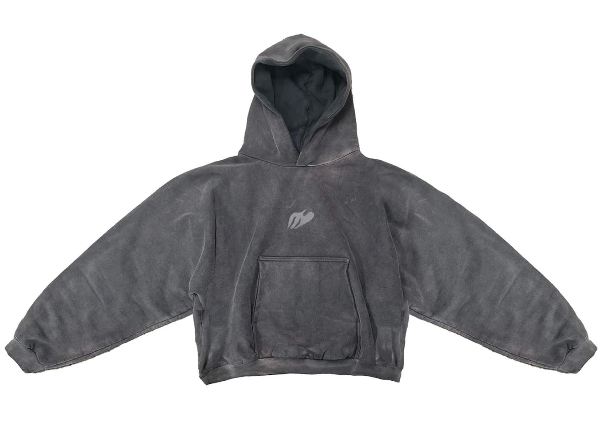 Kanye West DONDA Doves Slam Hoodie Washed Black