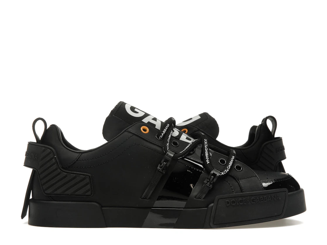 Dolce & Gabbana Portofino Strapped Black White