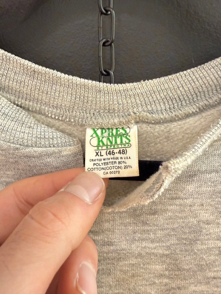 80s Chicago Art Institute Athletic Dept Crewneck Sz XL