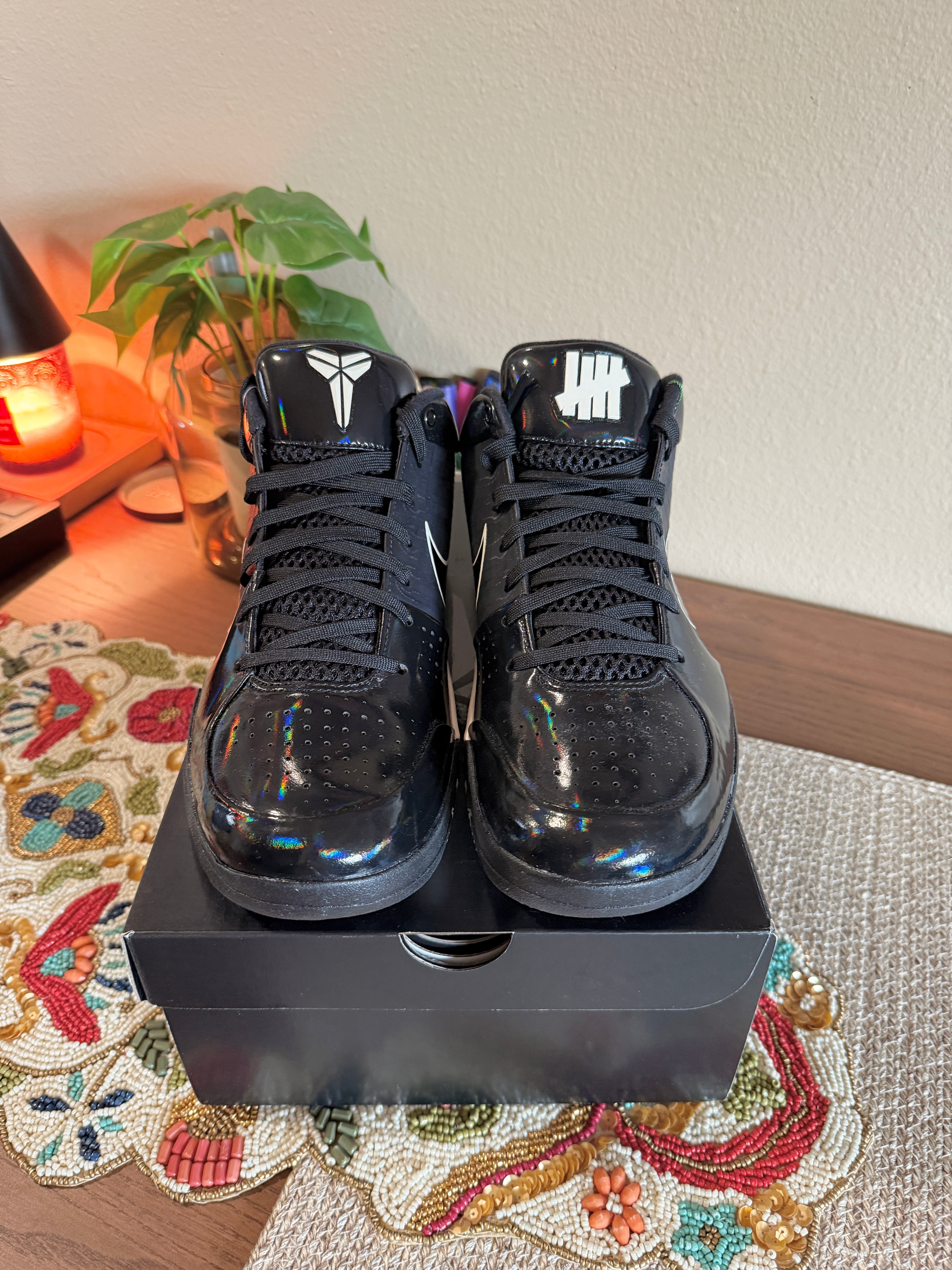 Nike Kobe 4 Protro Undefeated Black Mamba Size 11.5