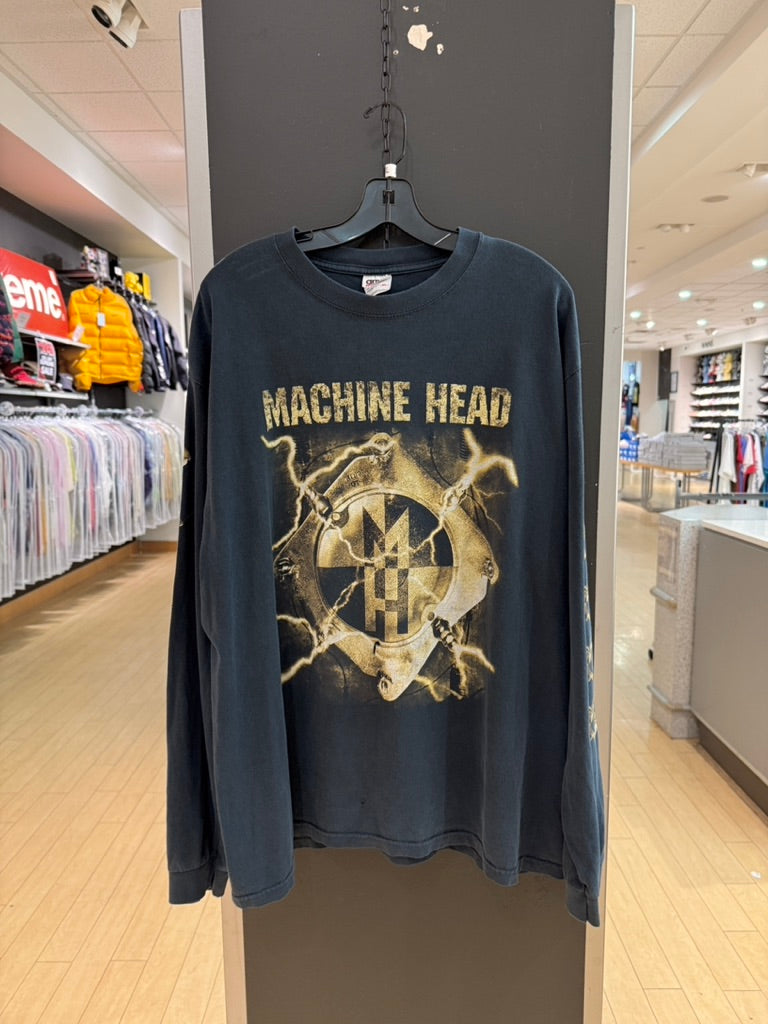 2002 Machine Head Long Sleeve Tour Tee Sz XL
