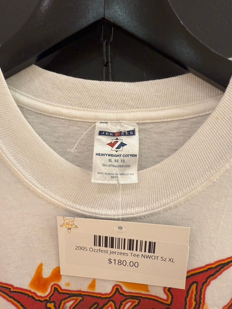 2005 Ozzfest Jerzees Tee NWOT Sz XL