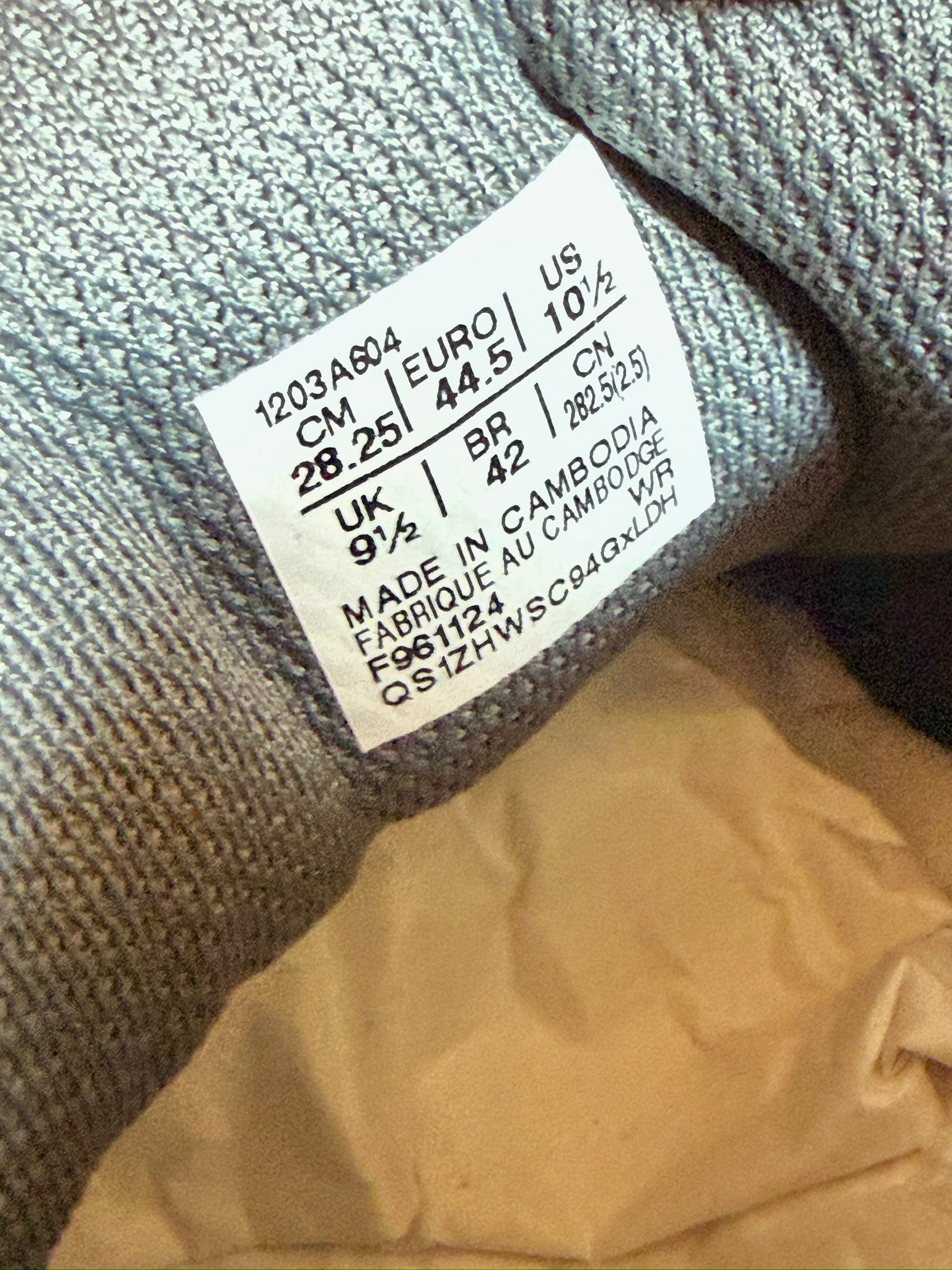 Asics GT-2160 Steel Grey Waterfall Size 10.5